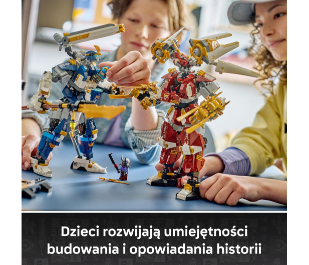 LEGO NINJAGO 71870 Bliźniacze tytanowe mechy - 1529849 - zdjęcie 6